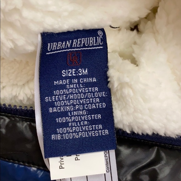 Urban Republic Prams Faux Shearling Lined Snowsuit - Picture 4 of 5